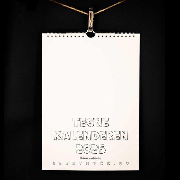 Hovedbilde Tegnekalender 2025 A4 (210 x 297 mm)
