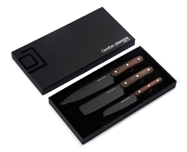 Hovedbilde Orrefors Jernverk KNIVSETT-pk Komplett med eget ...