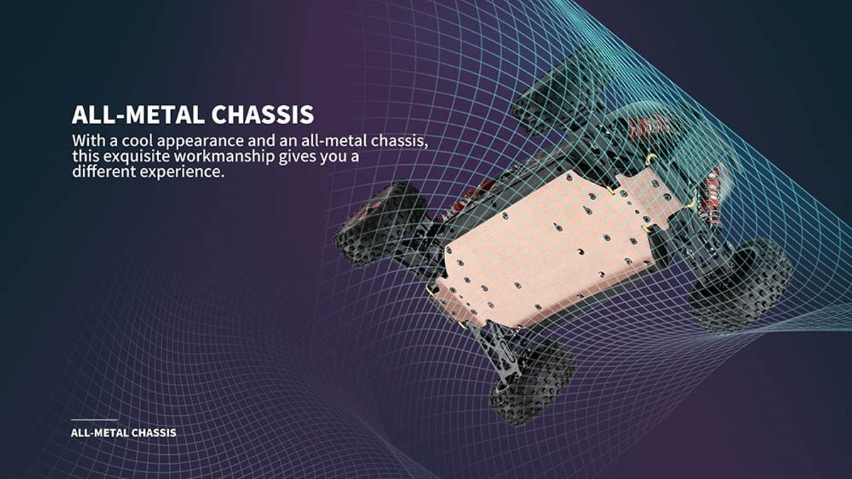 WLToys Truck 124016 1/12 4WD Børsteløs V2