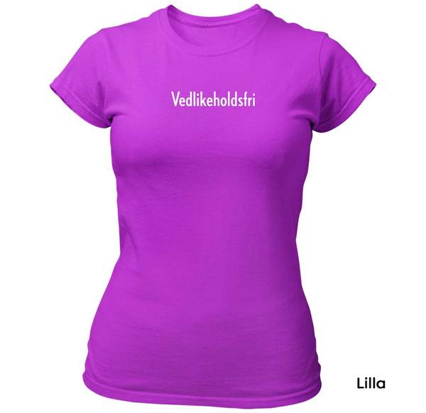 Hovedbilde Vedlikeholdsfri T-skjorte DAME