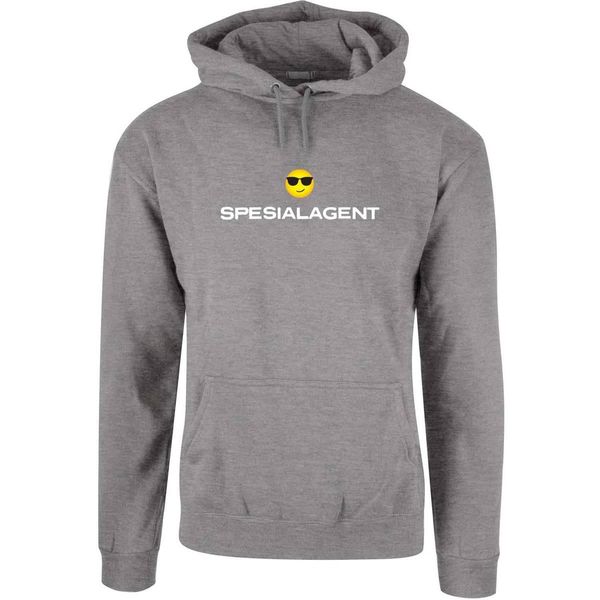 Hovedbilde OUTLET - Spesialagent Hettegenser - Gråmelert - M